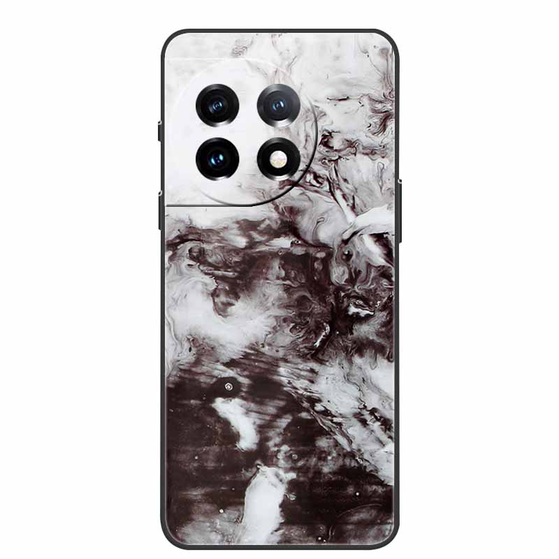 Чехол для One Plus 11 Мраморная текстура гранита Каменные текстуры Чехлы для телефона для Oneplus 11R Ударопрочный Мягкий чехол для Oneplus11 5G Силиконовый