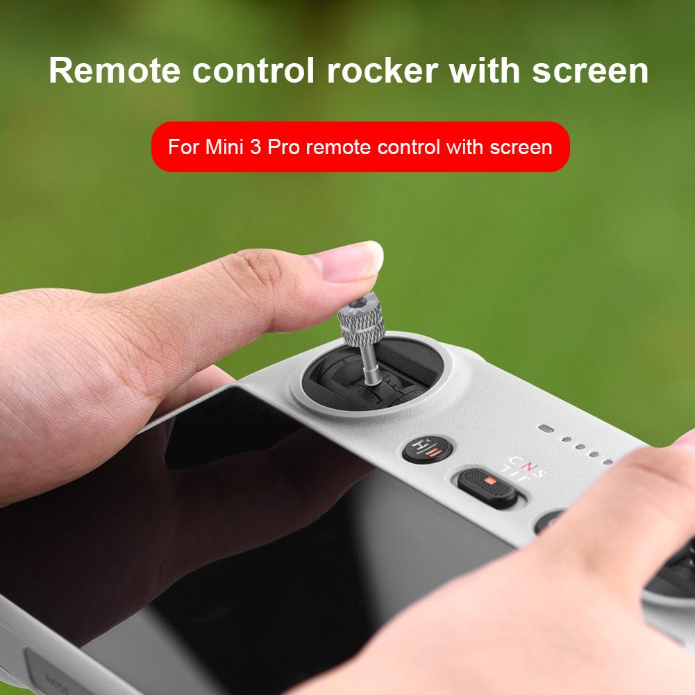 Remote Control Joystick Rocker Stick Protector Rod Aluminum Alloy Thumb Sticks Wear Resistant Lightweight for DJI Mini 3 Pro