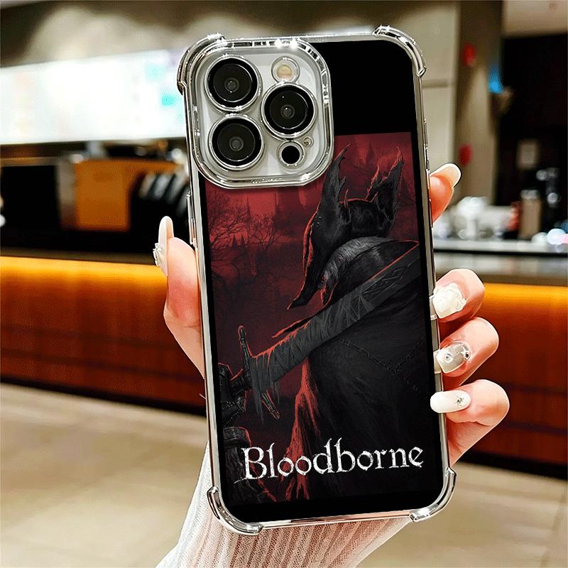 B-Bloodborne Игровой Чехол с Покрытием для Телефона Для Iphone 16 17 Pro Max Air 16E 14 15 Plus 12 13 Mini Противоударная Крышка с Подушкой Безопасности