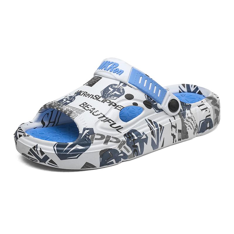 Новые мужские сандалии большого размера на толстой подошве легкие тапочки мужские модные повседневные спортивные сандалии дышащая пляжная обувь для мужчин