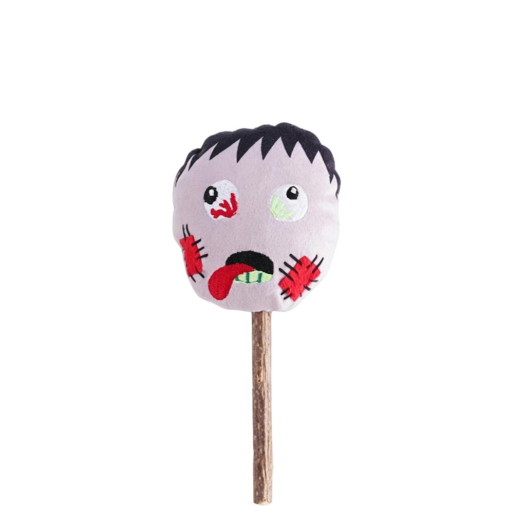 Игрушка для кошек на Хэллоуин, палочка с кошачьей мятой, плюшевая, наполненная кошачьей мятой, игрушка для прорезывания зубов у кошек с мягкой тканью и натуральной кошачьей мятой для интерактивной игры и жевания