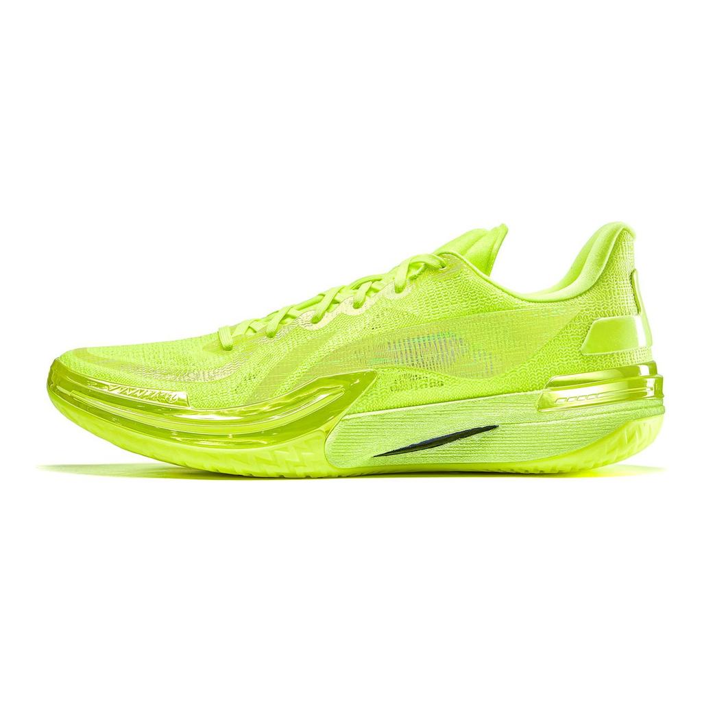 Li Ning Gamma Баскетбольные кроссовки Мужские Низкие Флуоресцентный Желто-Зеленый ABAV035-30