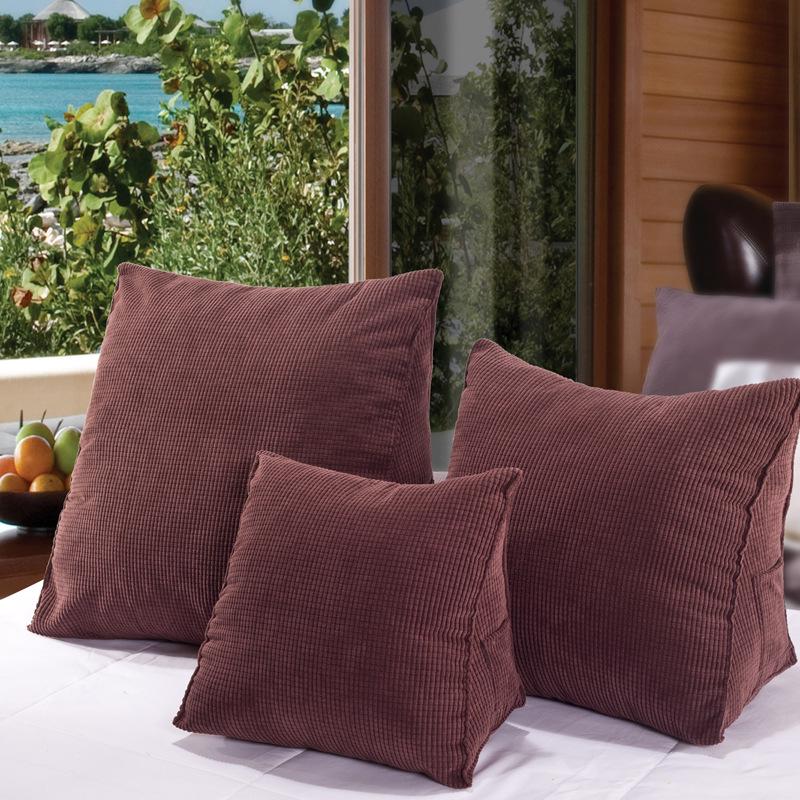Треугольная поддержка поясницы из татами для офиса, автомобиля, дивана и прикроватной тумбочки