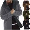 Men's Casual Hoodie Long Sleeve Sweatshirt Jacket Plush Jacket Sweater Top