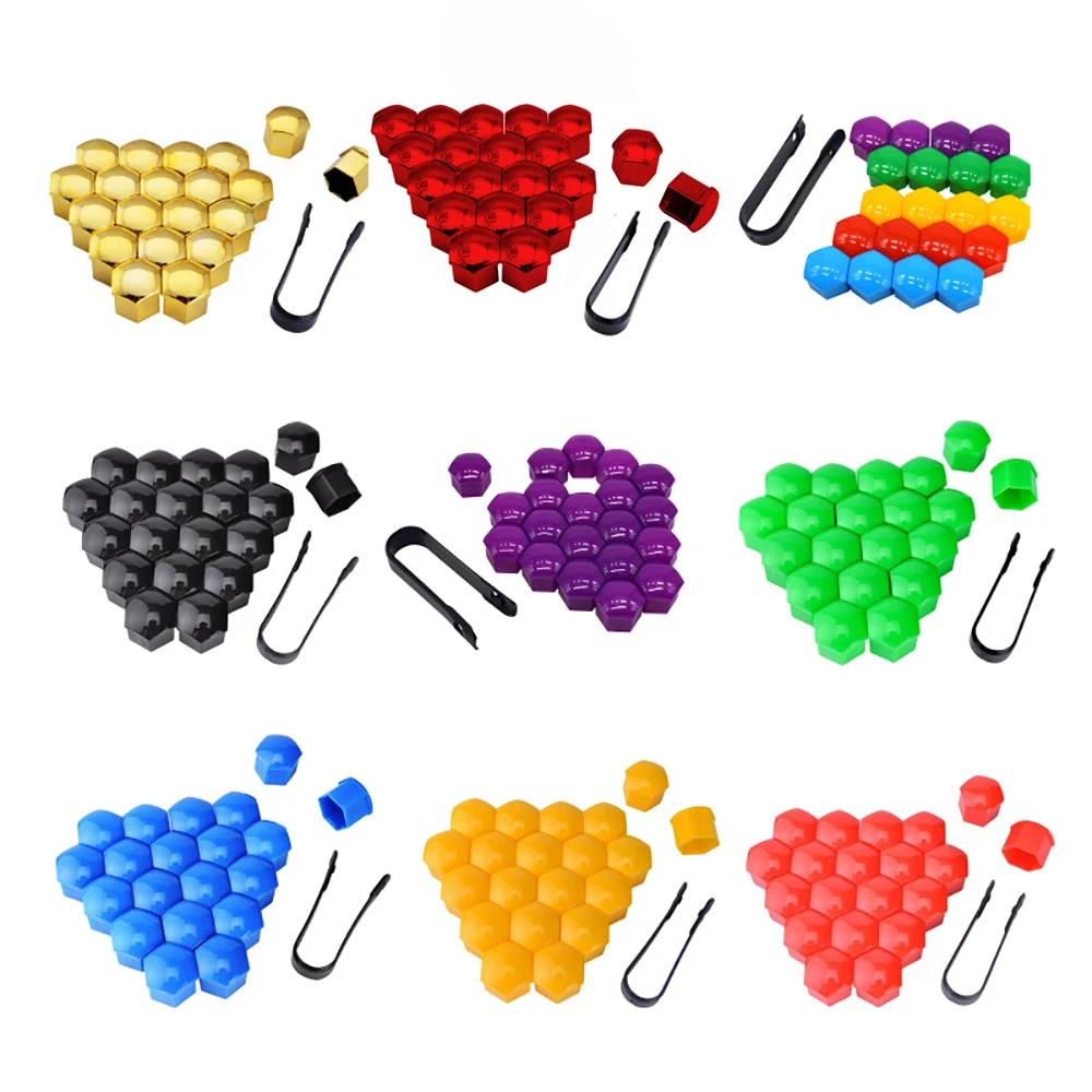 20PCS Car Wheel Nut Caps Auto Hub Screw Cover 17mm 19mm 21mm Bolt Rims Exterior Decoration Special Socket Protection Dust Proof Stem Caps1
