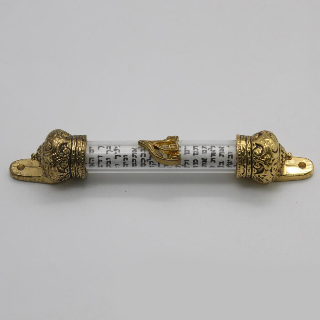 Mezuzah Door Jewish Metal Mezuza Gift Religious Scroll Home Mezuzah Judaica Israel Jerusalem Wedding Outdoor Case