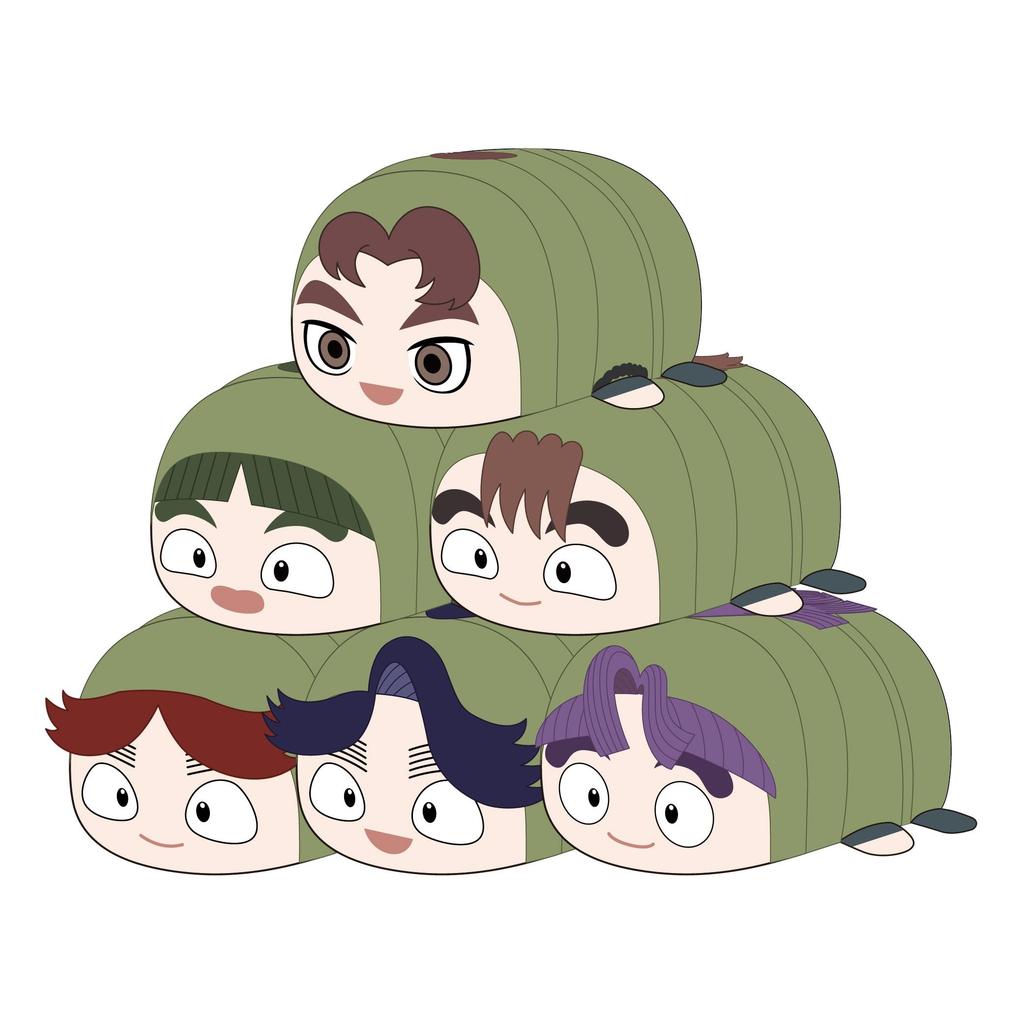 ТВ Аниме Потекоро Маскот 4 Коробки "Ниндзя Рантаро"