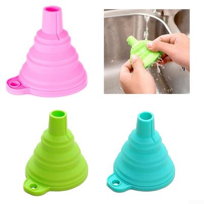 Складная портативная воронка Силиконовая складная воронка