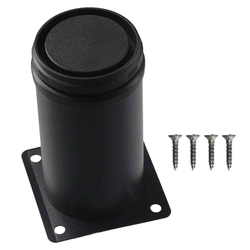 Черные ножки для мебели 4 дюйма сменные ножки для мебели регулируемые металлические ножки для шкафа диван