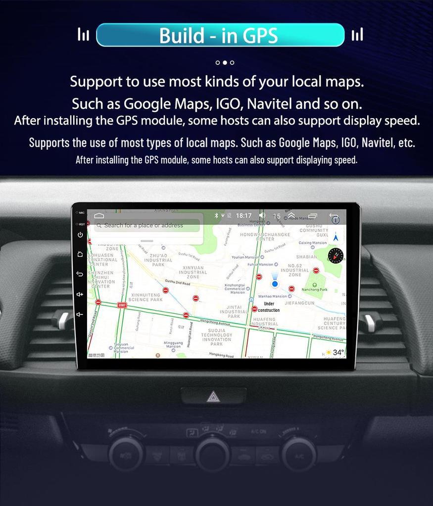 Автомобильный навигатор Nissan Datsun On-DO/Mi-DO с Android HD, совместимый с камерой заднего вида и CarPlay