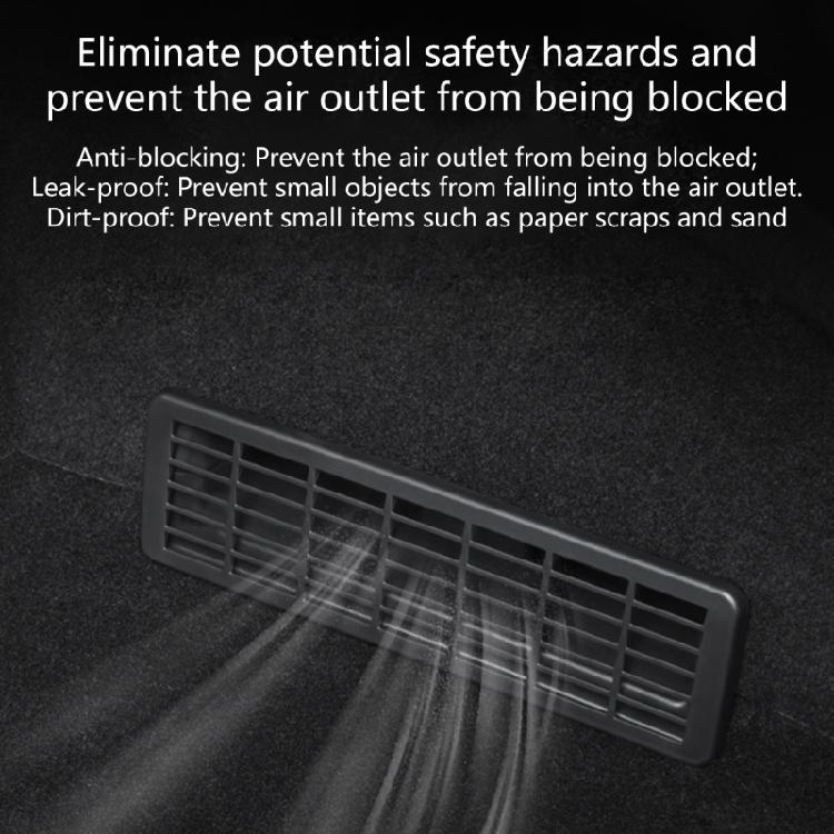 Impact Resistant Car Air Vent Grille Under Seats Ventilation Cover Not Crush Designs Ventilated Vent Cover for Vehicle