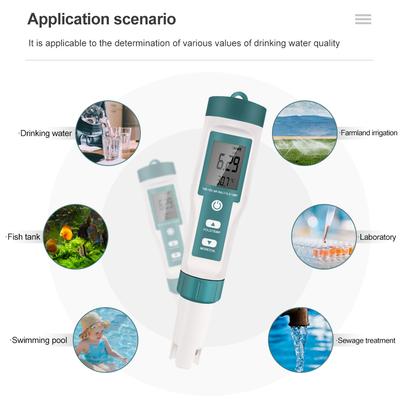 COM-600 7 в 1 pH TDS EC ОВП Соленость S. G Temp Meter Тестер качества воды IP67 для питьевой воды, аквариумов PH-метр