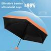 Защита от УФ-лучей Портативный Солнцезащитный Зонт Слинг Чехол из ПУ Кожи Дорожный Зонт от Дождя Для Улицы
