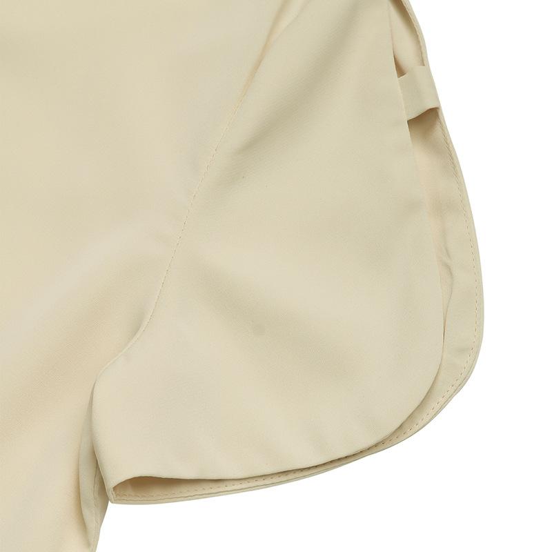 Женские модные повседневные летние весенние однотонные блузки и рубашки с короткими рукавами с принтом