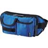 TRUSCO Waist Pouch, 2 Pockets, Blue, TC-WDP-BL