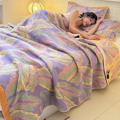 1 шт. Хлопковое трехслойное марлевое полотенце-одеяло, полотенце-одеяло, покрывало на кровать, летнее охлаждающее одеяло, мягкое дышащее легкое уютное одеяло