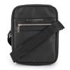 Men's Shiny Black Shoulder Bag