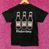 Мужская футболка унисекс с графическим принтом Budweiser King Of Beer Bottles, размер S