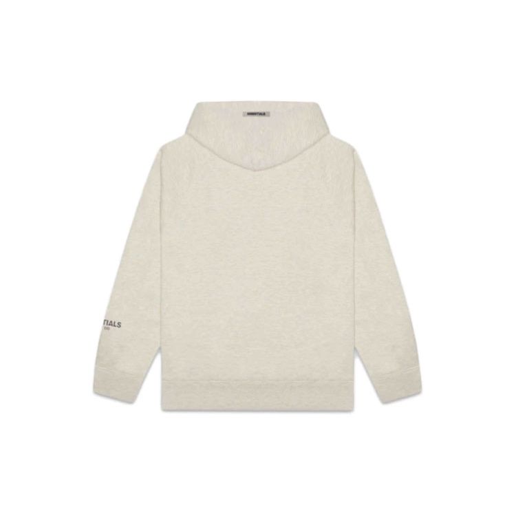 Fear of God Essentials Худи с 3D-аппликацией из силикона FW20, унисекс, меланж-овсянка FOG-FW20-234