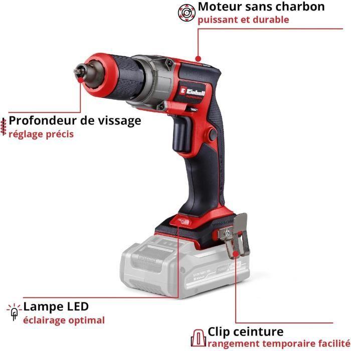 Visseuse cloisons sèches sans fil TP-DY 18 Li BL-Solo Professional Einhell