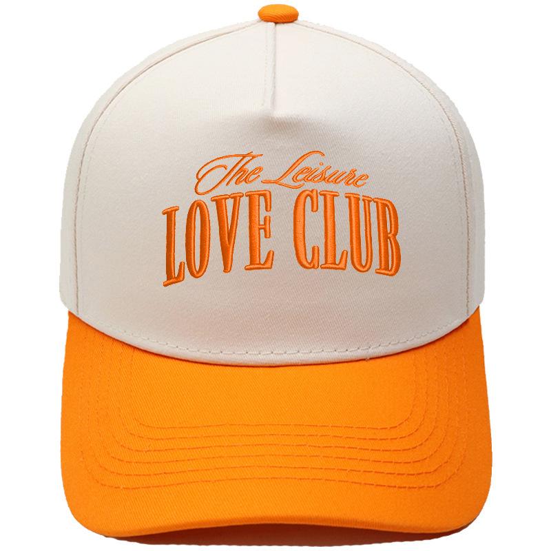 LOVE CLUB объемная вышивка цветовое сочетание кепка водителя грузовика мужская женская пара повседневная солнцезащитная бейсболка