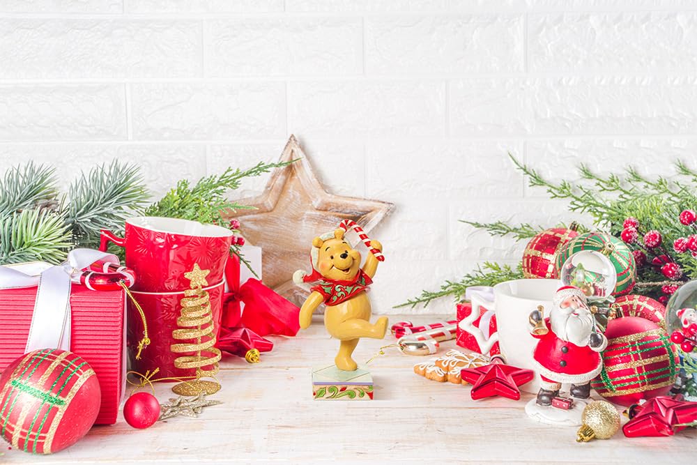 Джим Шор Enesco Disney Traditions Винни-Пух с леденцом-тросточкой 5,5 дюйма