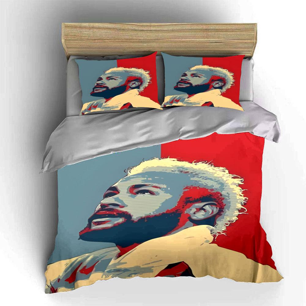 Portrait with two colors. Bedding sets Duvet cover sets Duvet covers Pillowcases(1 * Duvet Cover 2 * Pillowcases without duvet insert)