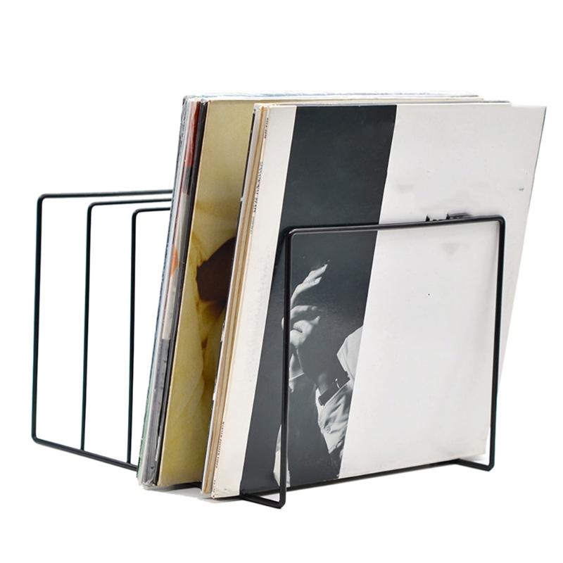 Multifunction Desk Record Shelf Organizer Office Decor for LP Record Rack Book Magzine Holder Desk Record Storage Organi