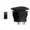 Rocker Switch Compatible With Cummins Onan Generator 308-1062 5 Pin Off-ON Remote Start Switch with Indicator Light