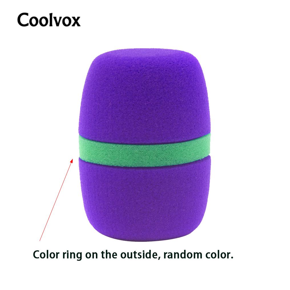 1pcs Flat Multi Color Foam Wireless Wired Microphone Sponge Cover Soft Foam Microphone Foam Windscreen for Shure Microphone
