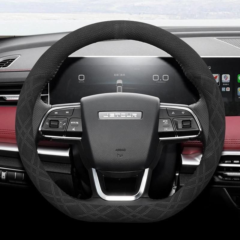 Декоративная накладка на руль автомобиля из замши, обмотка ручки для Cheny X70 Plus X70 Pro X70 X70S X70M, оплетка типа D на рулевое колесо