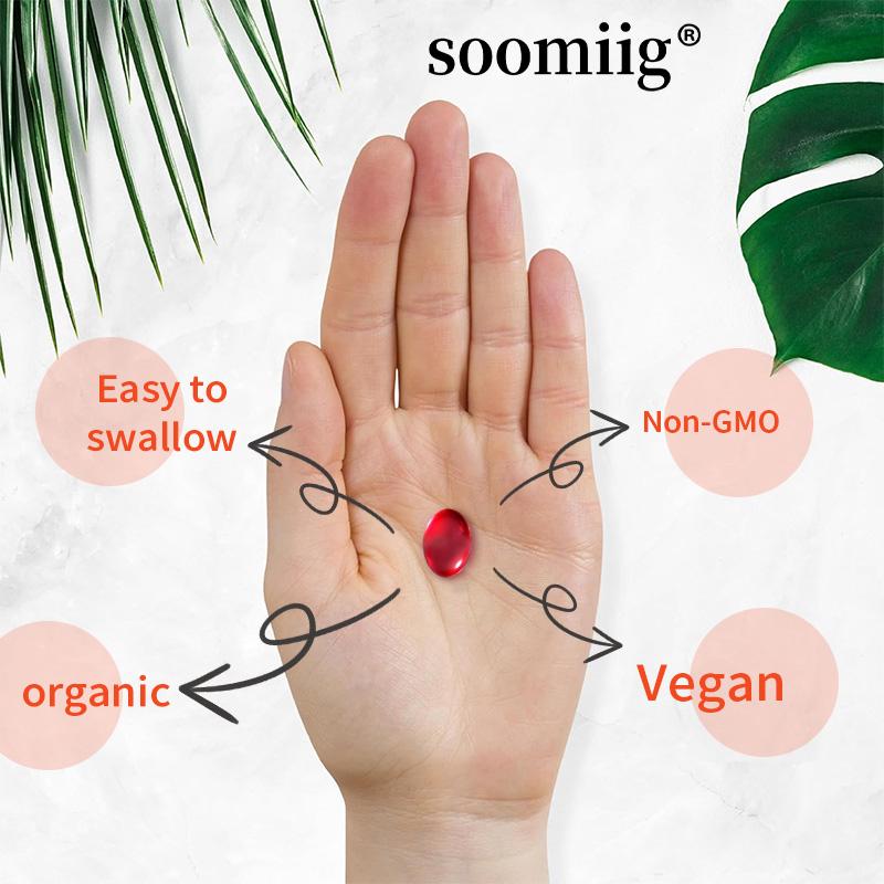 Omega 3-7-9 plant-based dietary supplement, beneficial for heart, hair, nail, and skin health, 120 softgels.