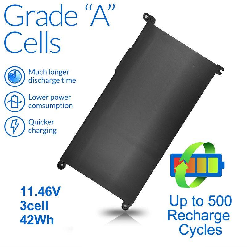 Аккумулятор для ноутбука YRDD6 1VX1H для Dell Inspiron 5482 5485 5491 3310 2-в-1 3493 3593 3793 5493 5585 5593 5480 5590 3584 Vostro 3491