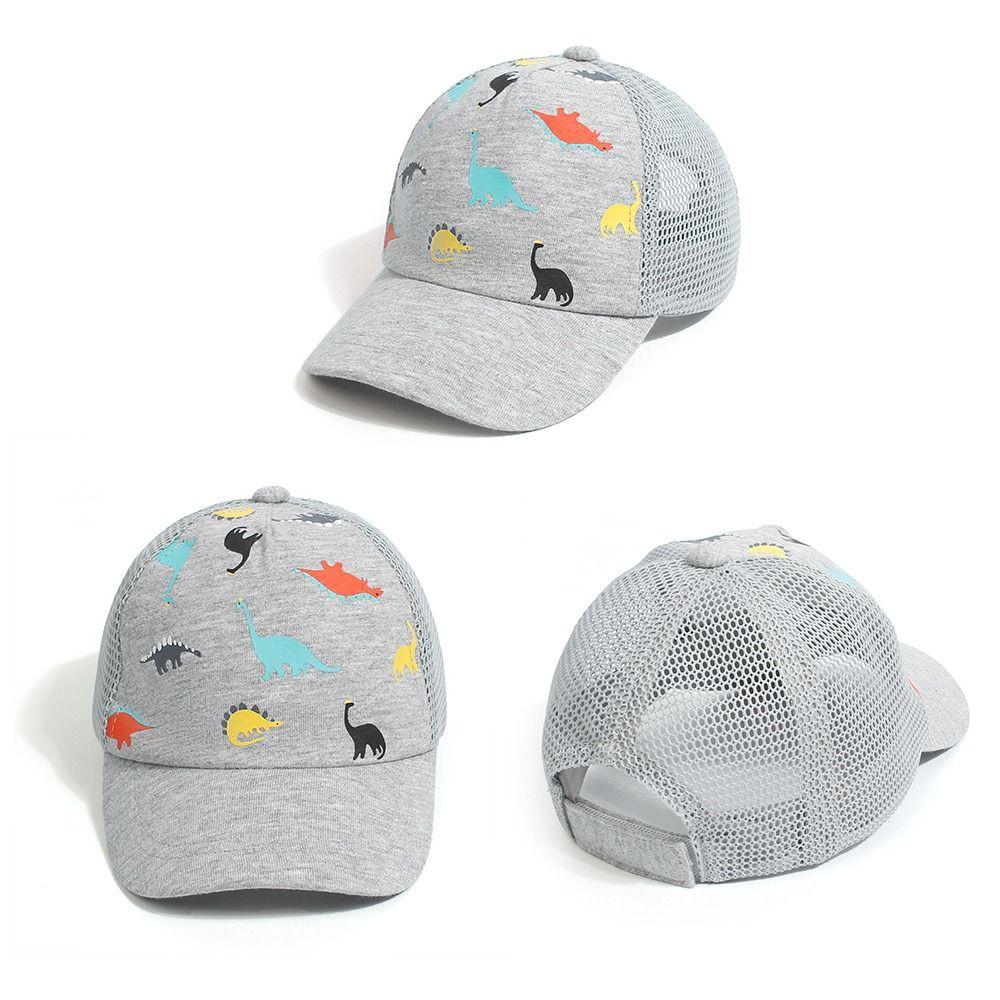 Регулируемая бейсбольная кепка для малышей с принтом динозавра, детская кепка для мальчиков и девочек