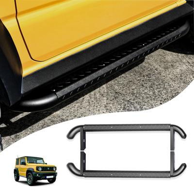 AMWMORV Боковые пороги для Jimny, Регулируемые ступени для легкого входа и выхода, JB64/74, Пороги, Платформы, Нескользящие, Расстояние, Сверхпрочные