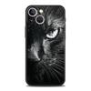 Кот Линия Черные Коты Чехол для Телефона Для iPhone 17 16 15 Pro Max 11 12 13 14 7 8 Plus SE 2020 X XR XS Чехол Мягкий Черный