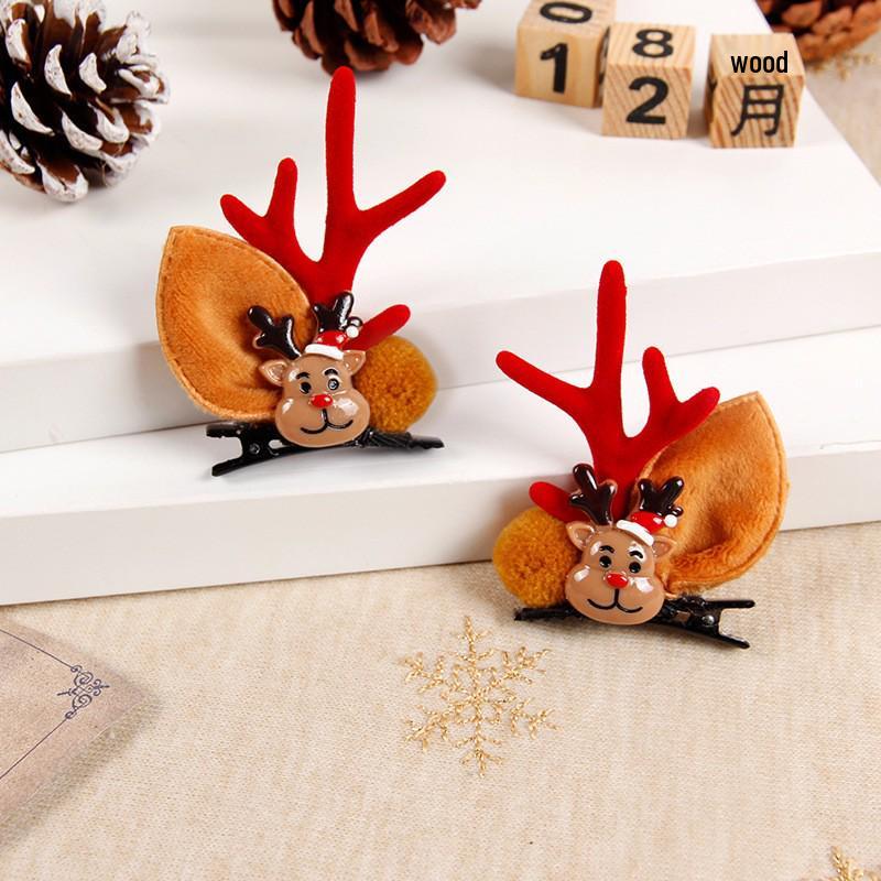 Mori Style Christmas Antler Hair Clip – Sweet and Cute for Adults and Kids