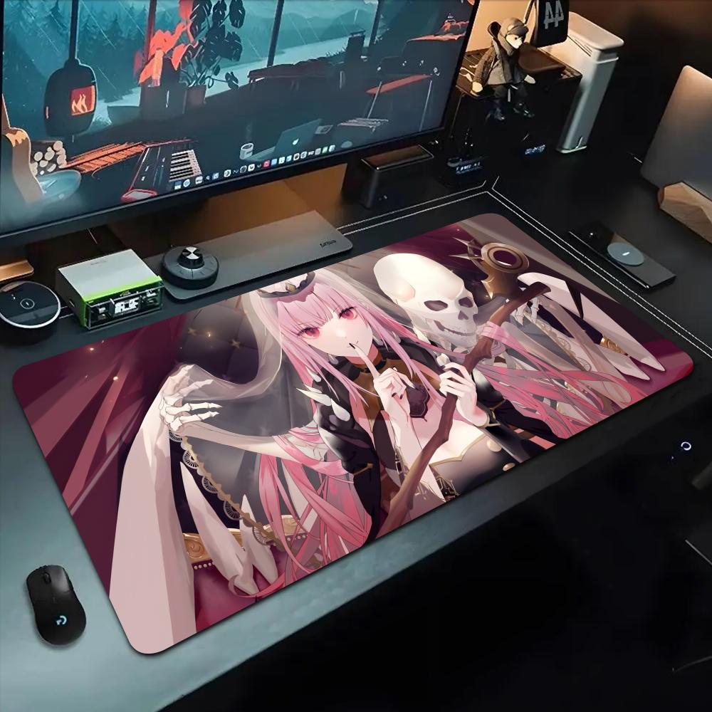 calliope mori Mouse Pad 500X1000 mm Large Gaming Mousepad Gamer XL Rubber Otaku Keyboard Pad Laptop Desk Mat