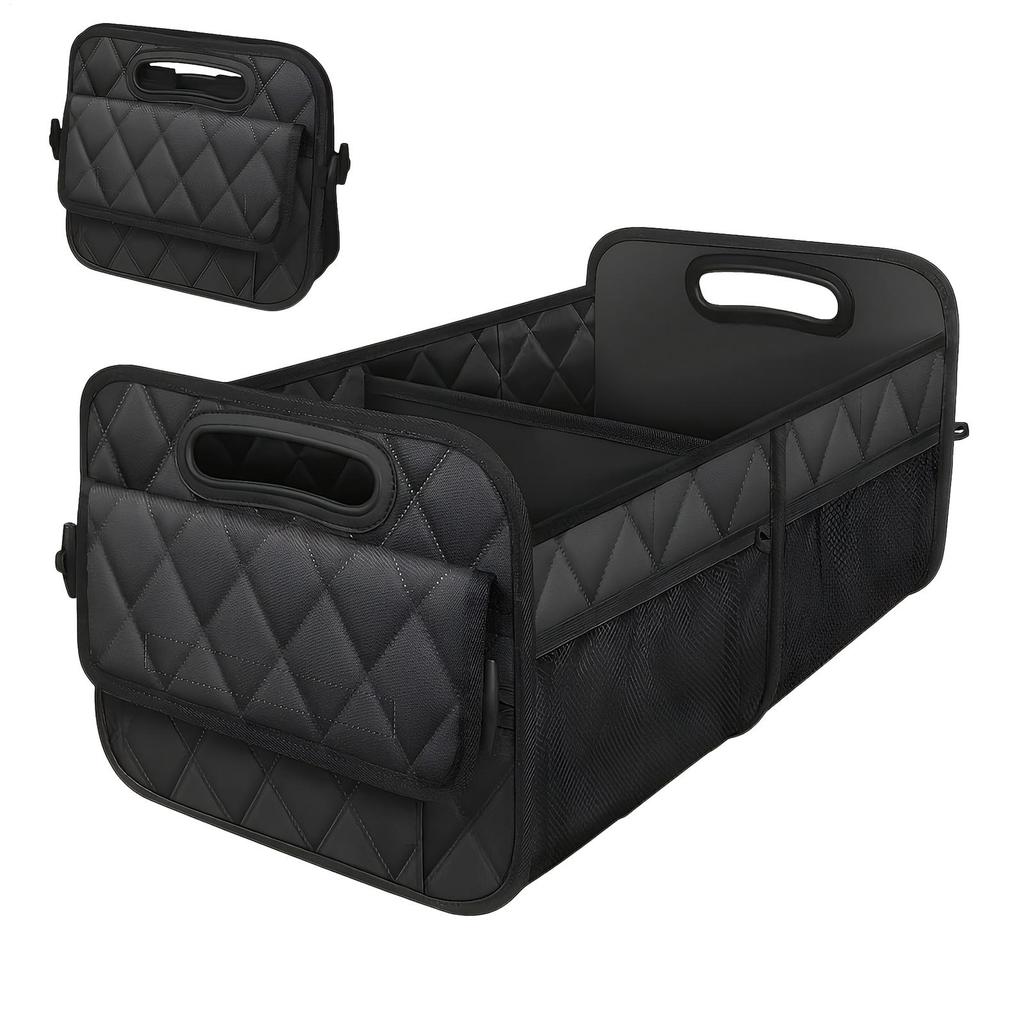 Органайзер для багажника Складной Водонепроницаемый Автомобильный ящик для хранения Органайзер для хранения в багажнике для фургона, седана, автомобиля, авто, минивэна, автомобильный