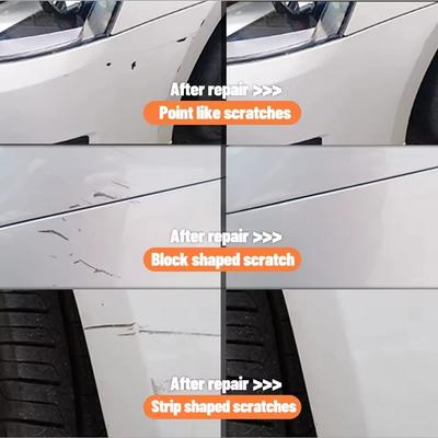 QC19 8 цветов Карандаш для удаления царапин с автомобиля Кисть для подкраски Поверхностный ремонт Профессиональный аппликатор Удаление царапин Прозрачный для черного