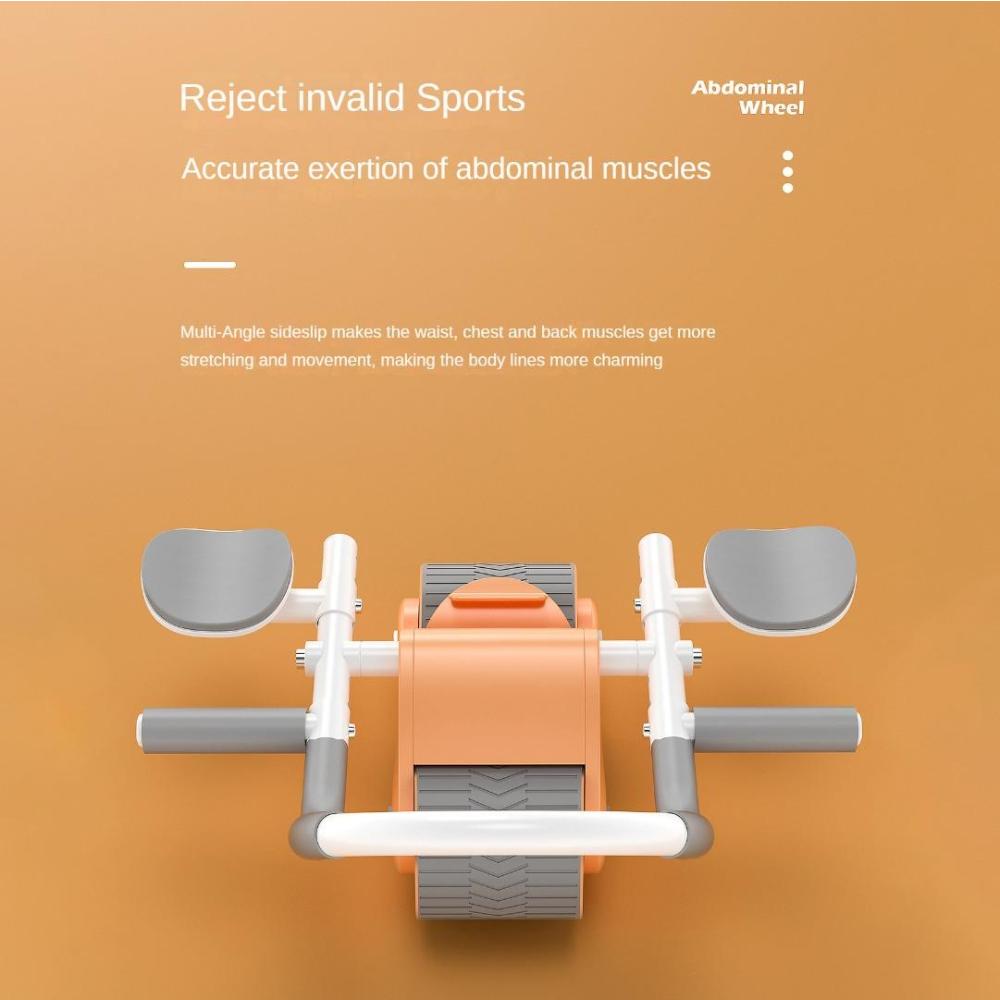 Exercise Abdominal Wheel, Automatic Rebound Elbow Brace Type Abs Roller for Tummy Control, Weight Loss, Sports Exercise Equipment