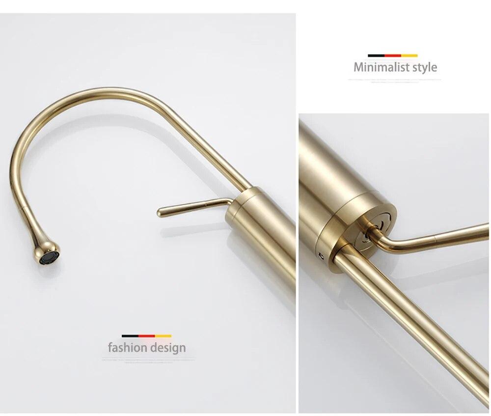 Современный смеситель для раковины, матовый, золотой, черный, серебряный, смеситель для раковины, смеситель для горячей и холодной воды, латунный кран для ванной комнаты
