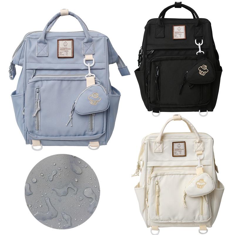 Подарок школьнику Водонепроницаемый рюкзак Дорожная сумка Большая вместимость Простота