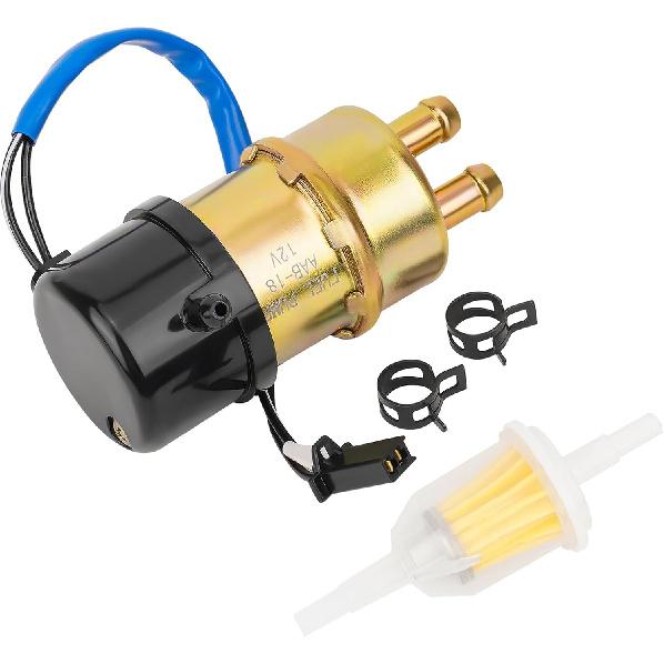 Road Passion 12v 50LPH Electric Fuel Pump for Yamaha V star 650/1100 XVS650/XVS1100/ Virago 535/1000/1100 / XJ600S Seca II / TZ250 Vmax