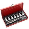 Набор головок Torx 16 шт. CRV Звездные головки E10-E24 T30-T70 Ремонтные головки Инструмент