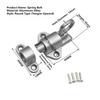 Автоматический пружинный болт из алюминиевого сплава - Защелка для двери - Замок с кольцом для вытягивания для окон, ворот и дверей (Серия XD)