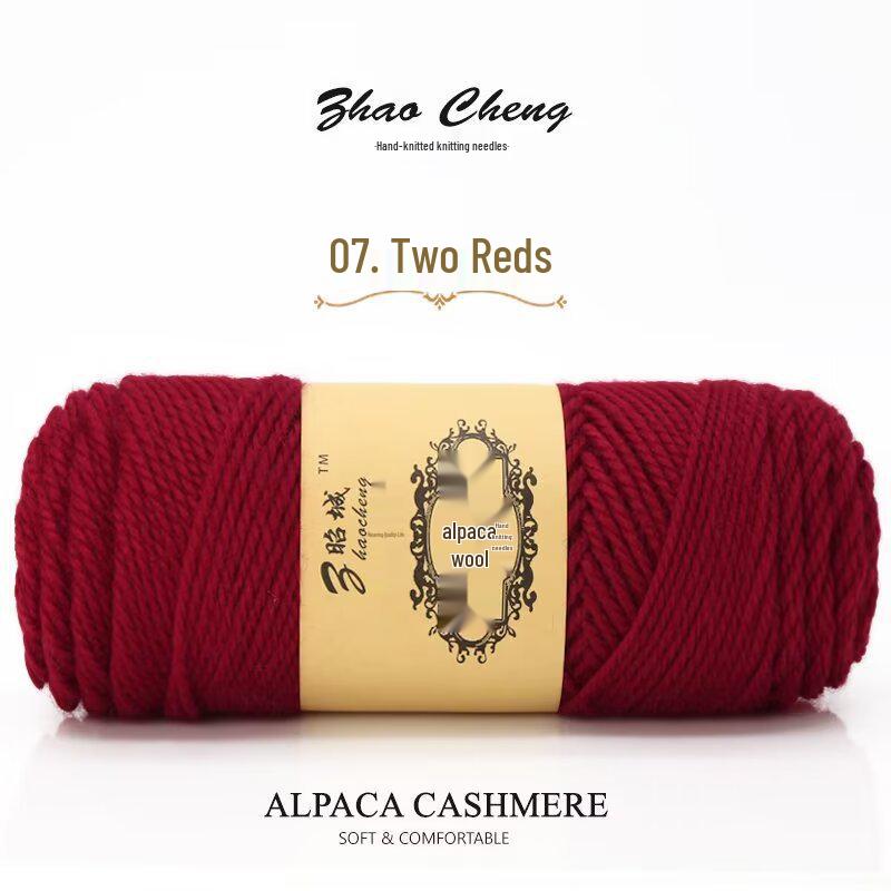 Шарф-подушка из альпаки ручной вязки – Средней толщины, Мягкий, Сделай сам, Крючком