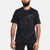 Under Armour Футболка с коротким рукавом и круглым вырезом с принтом, мужская, черная 1383974-001