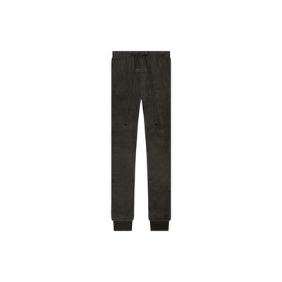 Флисовые брюки Essentials FW22 Velour Pants Off Black Women Pants Grey FOG-FW22-956