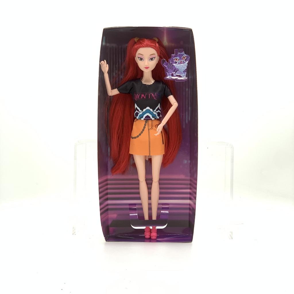 @_%Kpop Demon Hunters Vinyl Figurines New K-POP_@ Demon Slayer Miniatures Doll Lumimila Zoey Desktop Ornament Decoration Gifts_%